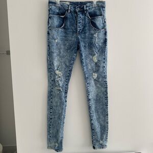 Kollar handcrafted stretch denim. Men’s blue jeans - size 32